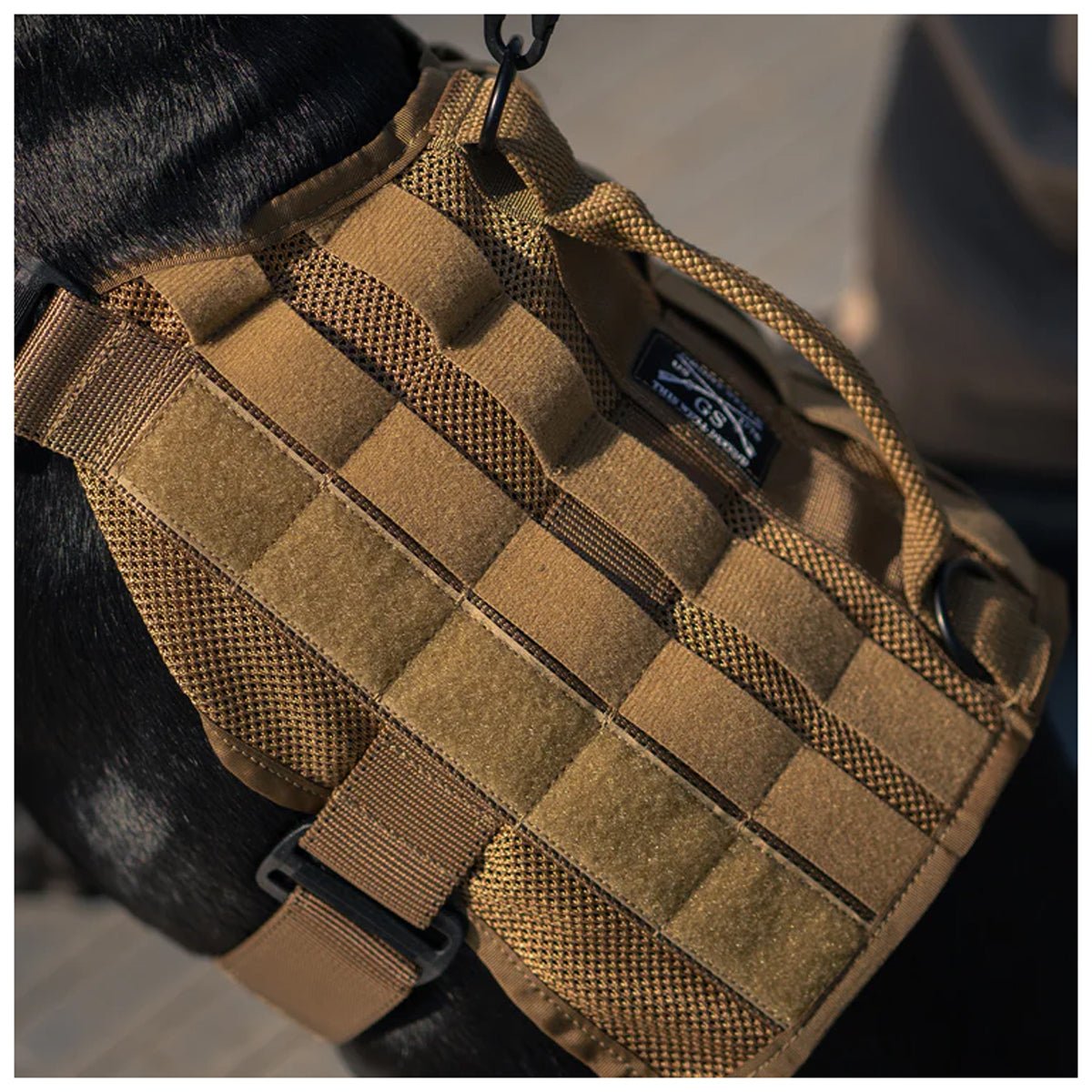 Grunt Style Mesh Tactical Dog Vest - Medium - Coyote - Forza Sports