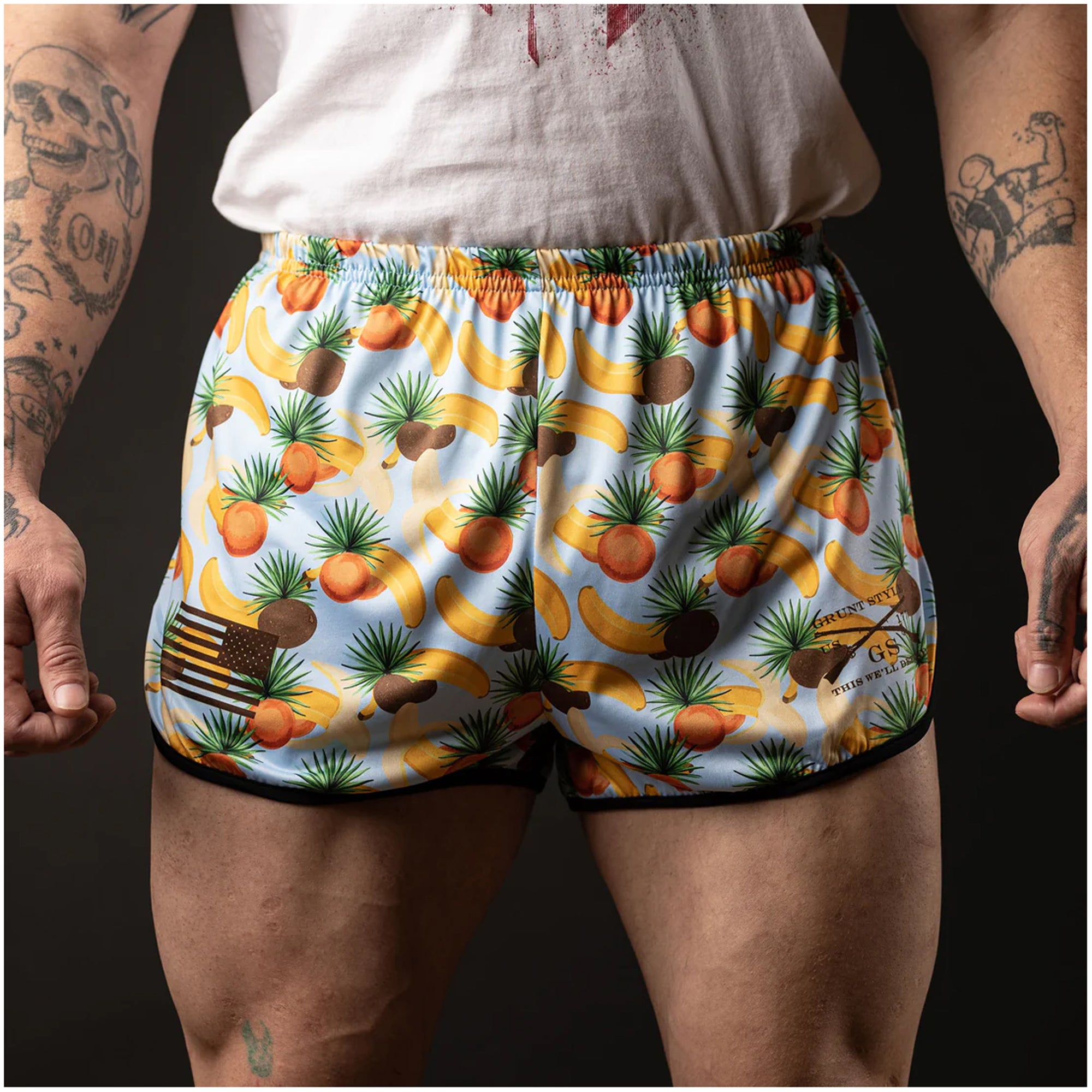 Person wearing Grunt Style Ranger Panties Shorts in Low Hanging Fuit