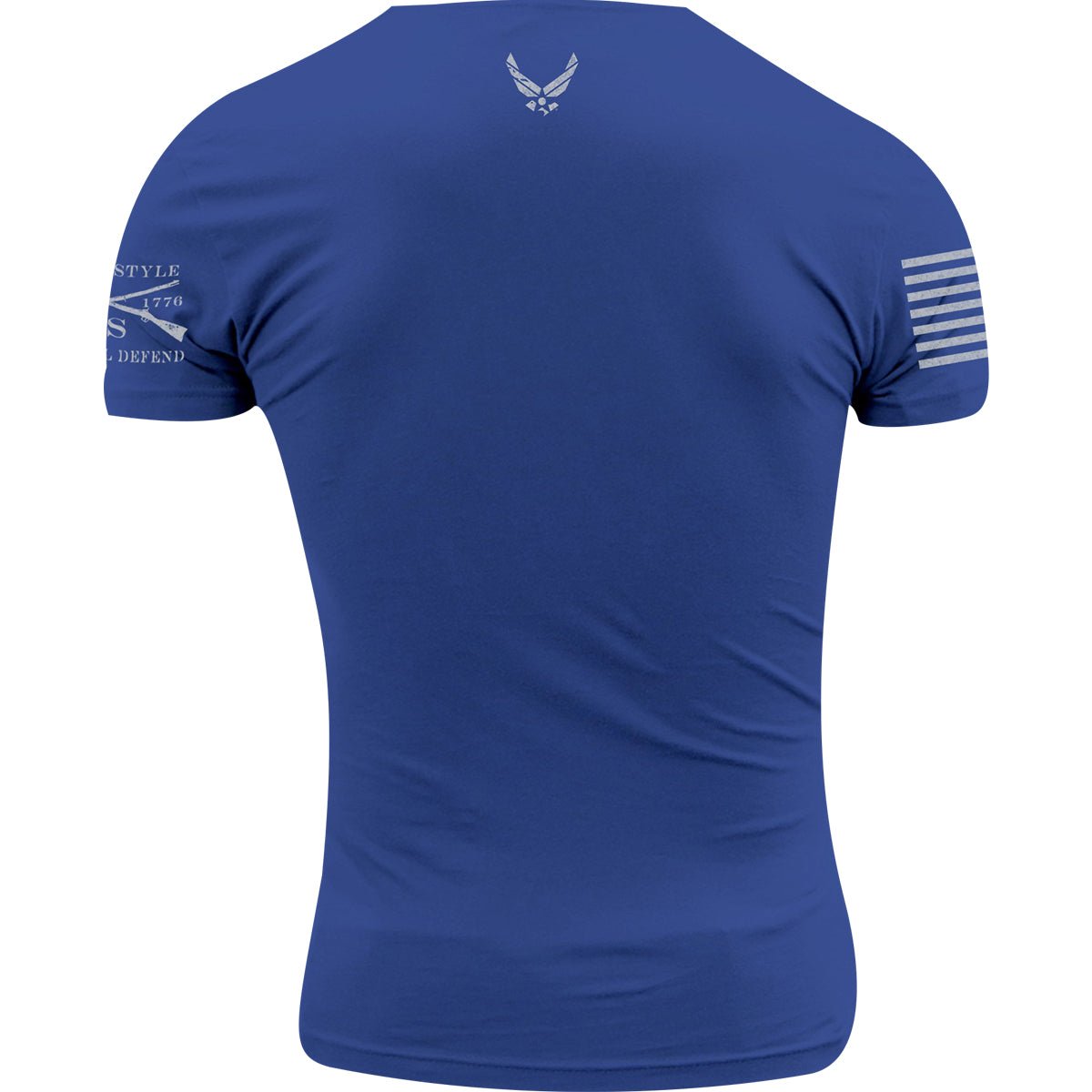 Grunt Style USAF - Aim High T-Shirt - Royal Blue - Forza Sports