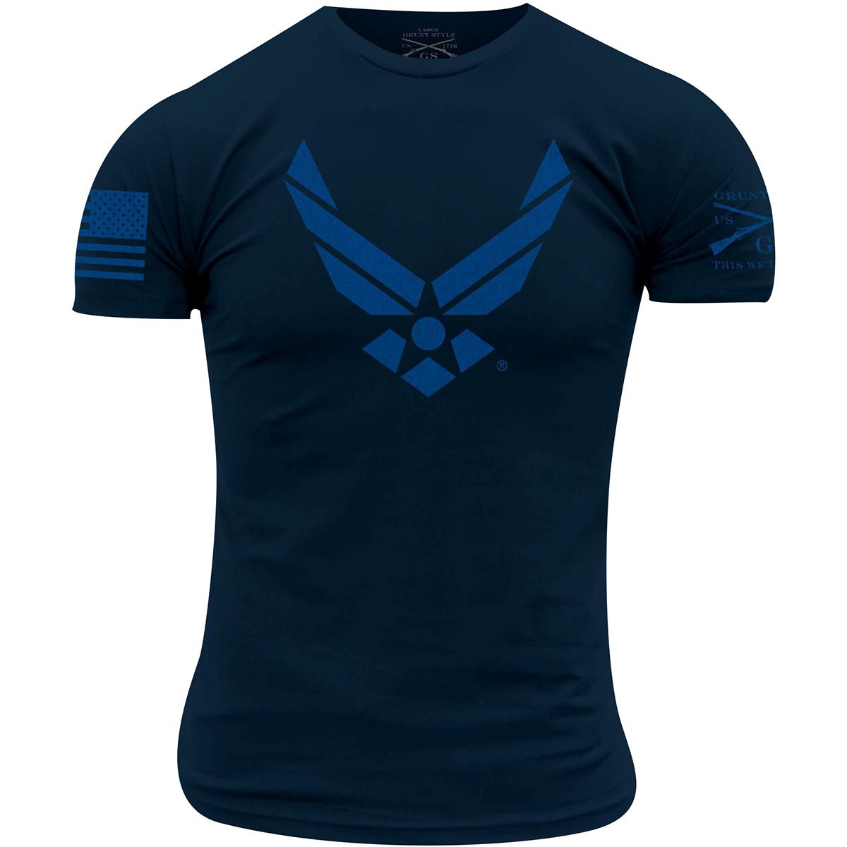 Grunt Style USAF - Stealth T-Shirt - Navy - Forza Sports
