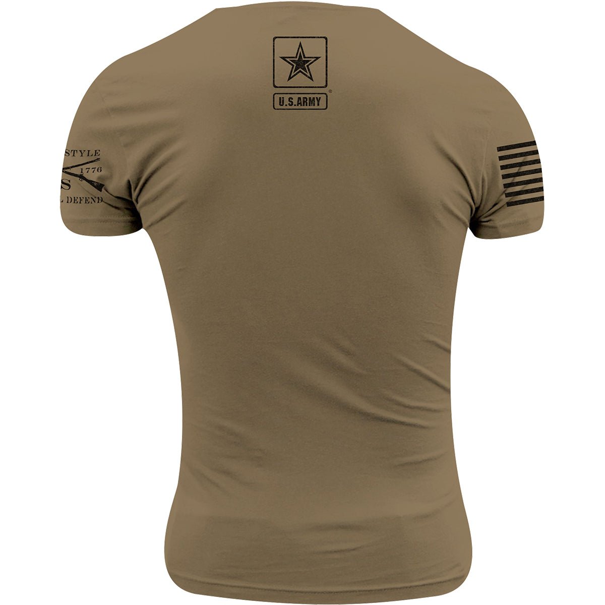 Grunt Style Army - Basic Back Logo T-Shirt - Tan 499 - Forza Sports