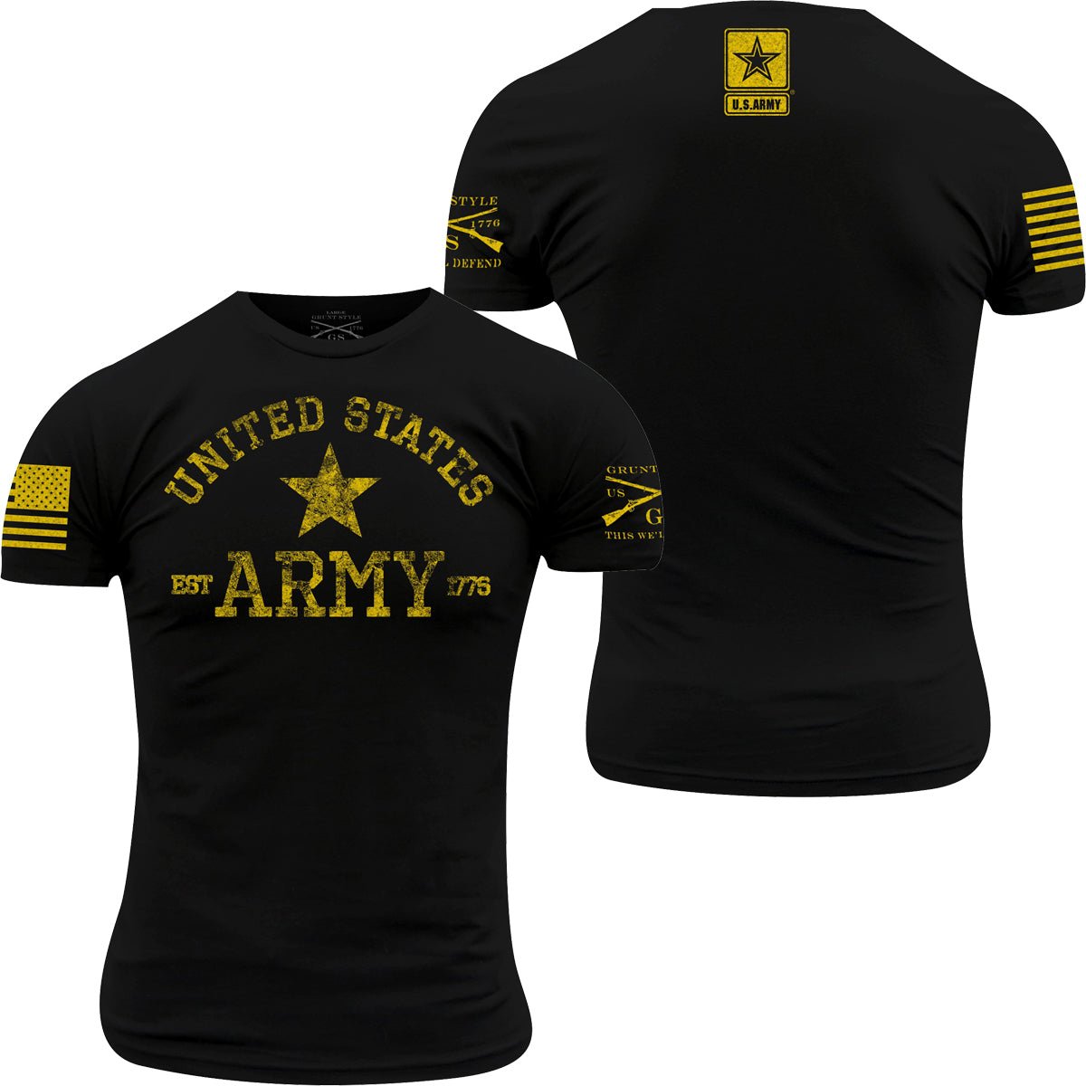 Grunt Style Army - Est. 1775 T-Shirt - Black - Forza Sports