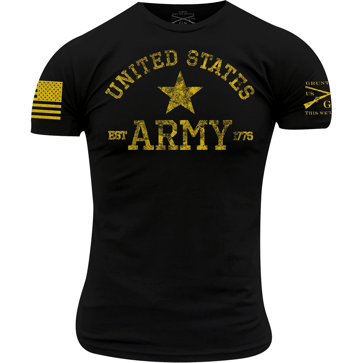 Grunt Style Army - Est. 1775 T-Shirt - Black - Forza Sports