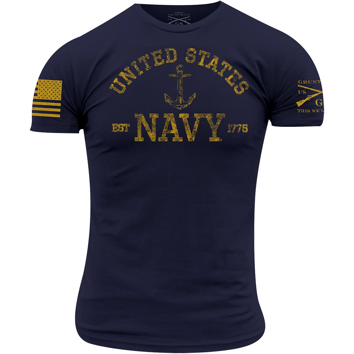 Grunt Style USN - Est. 1775 T-Shirt - Navy - Forza Sports