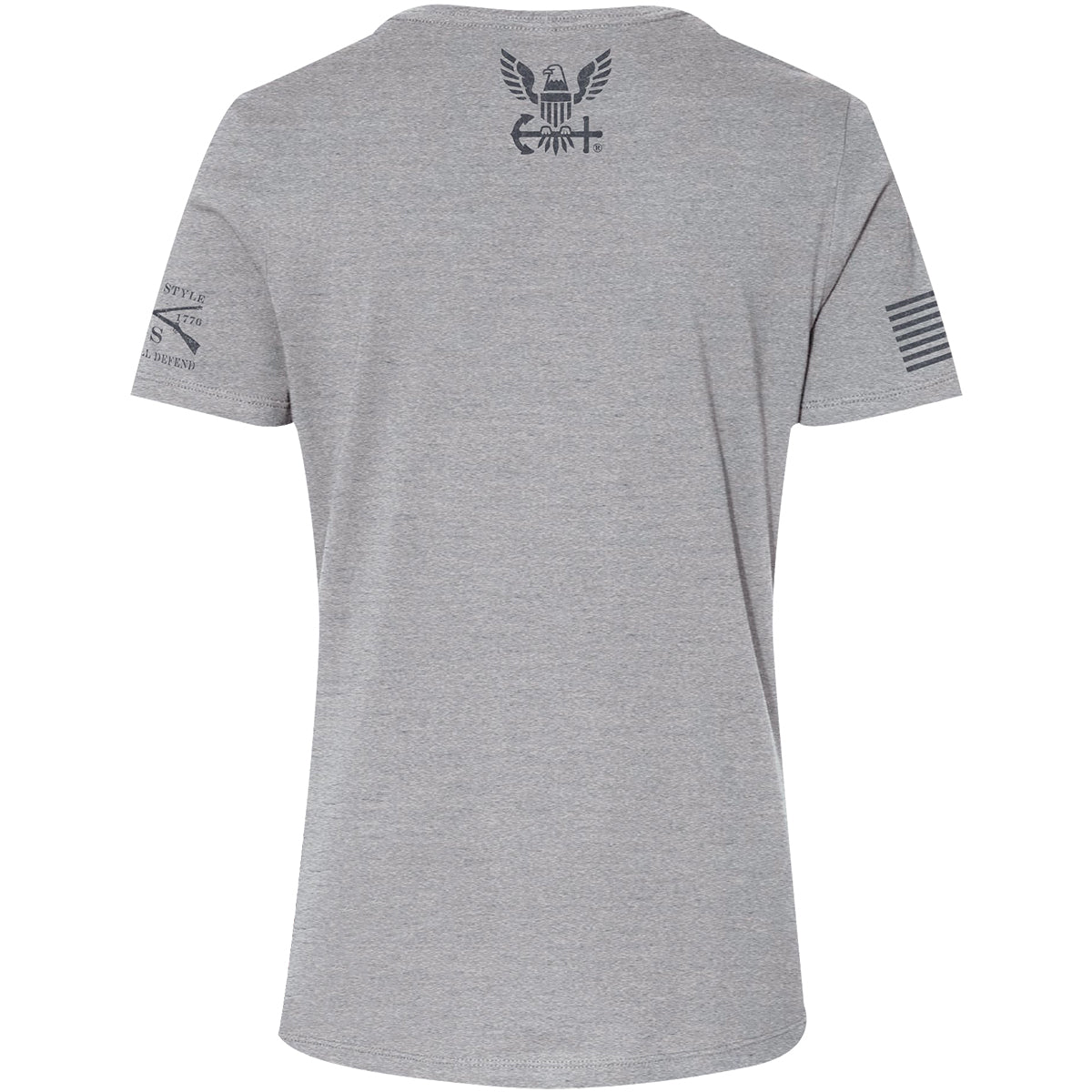 Grunt Style Women's USN - Est. 1775 Relaxed Fit T-Shirt - Athletic Heather - Forza Sports