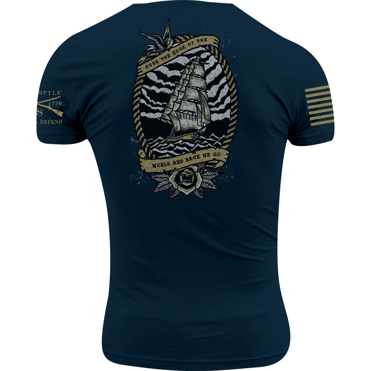 Grunt Style USN - Edge of the World T-Shirt - Navy - Forza Sports