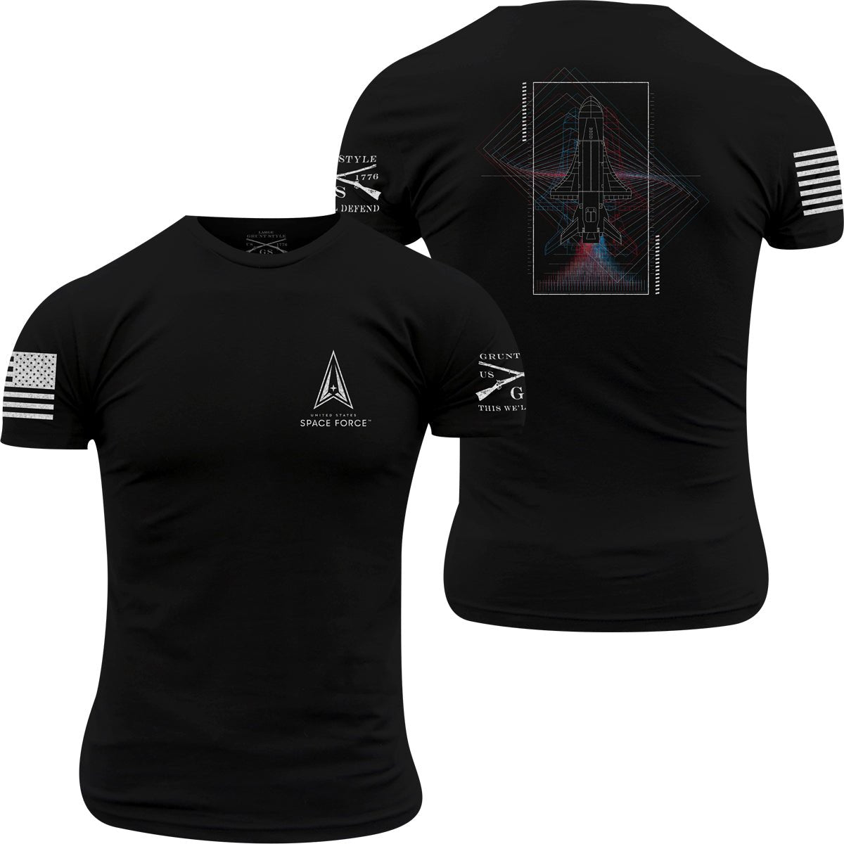 Grunt Style USSF - Launch T-Shirt - Black - Forza Sports