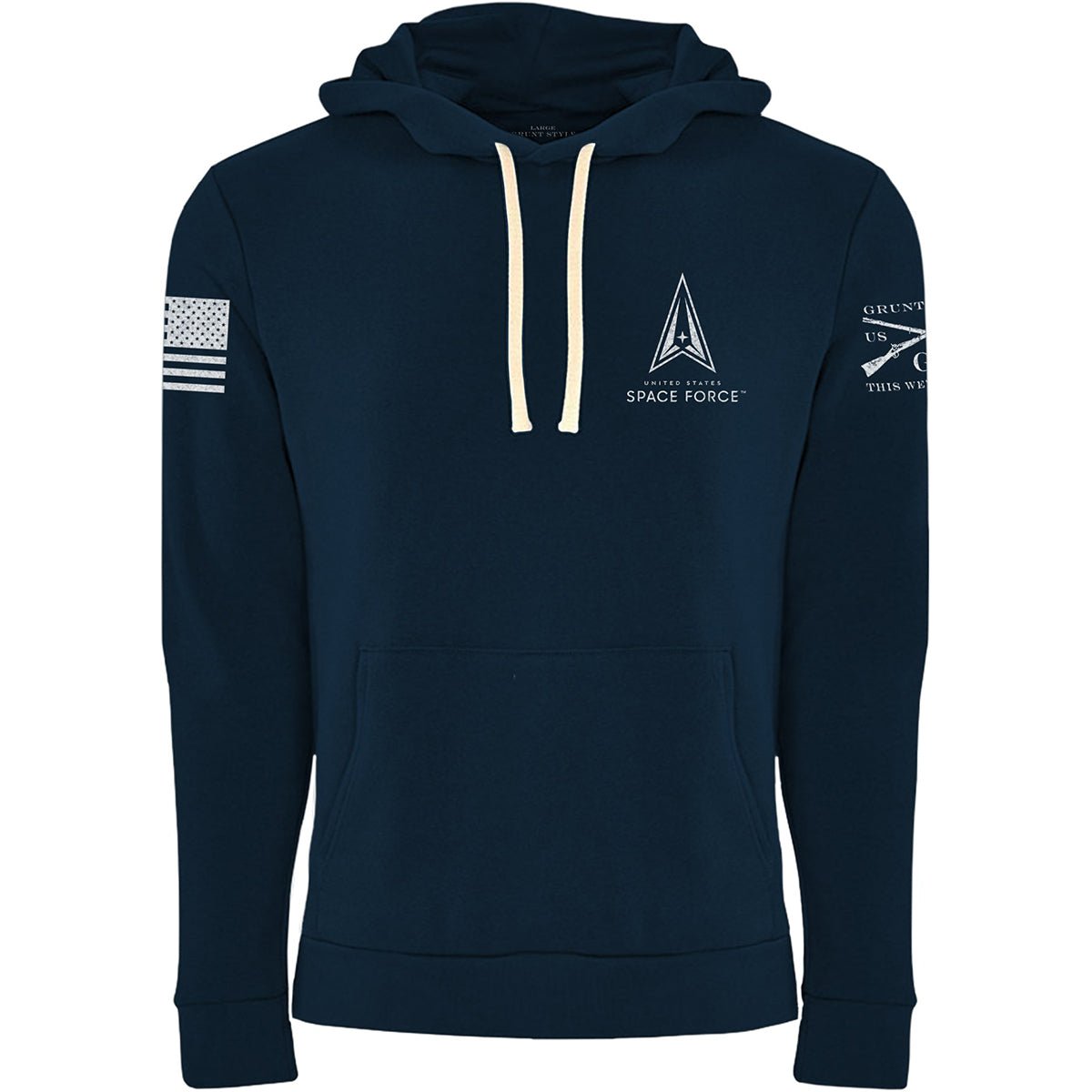 Grunt Style USSF - Basic Logo Pullover Hoodie - Midnight Navy - Forza Sports