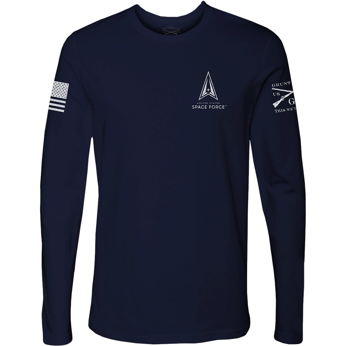 Grunt Style USSF - Basic Logo Long Sleeve T-Shirt - Midnight Navy - Forza Sports