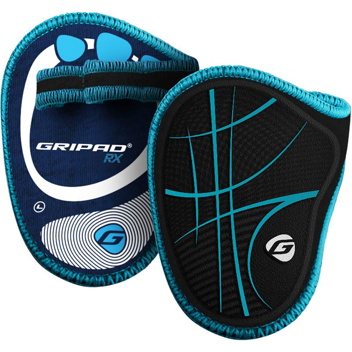 Gripad RX Crossfit Workout Weight Lifting Gloves - Blue