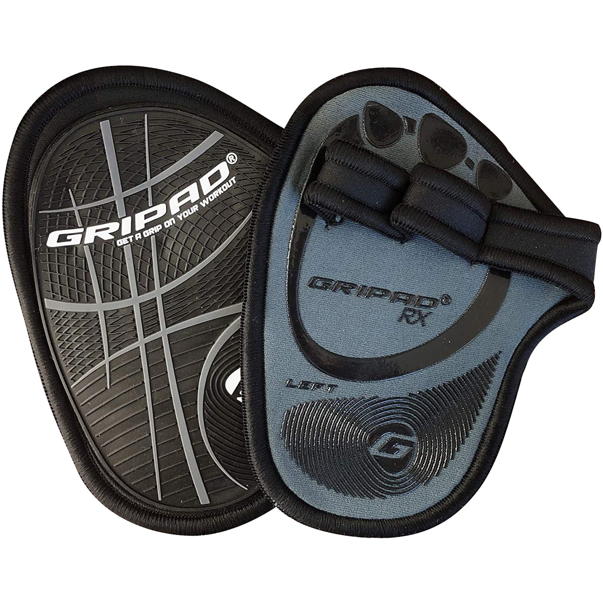 Gripad RX Crossfit Workout Weight Lifting Gloves - Grey