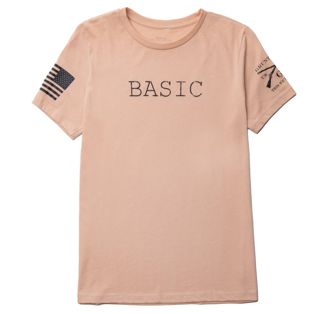 Grunt Style Women's Relaxed Fit Basic T-Shirt - Tan - Forza Sports