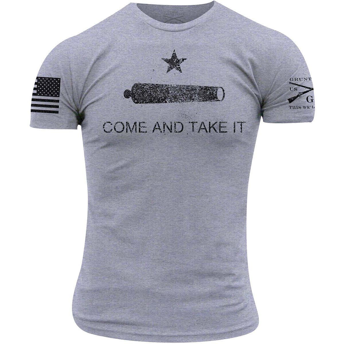 Grunt Style Come and Take It T-Shirt - Gray - Forza Sports