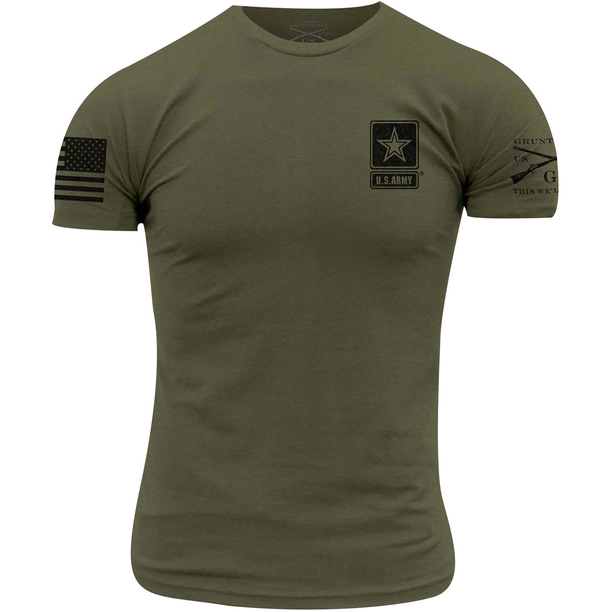 Grunt Style Army - Basic T-Shirt - Military Green - Forza Sports