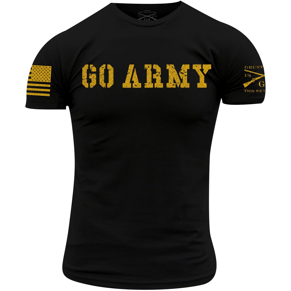 Grunt Style Army - Go Army T-Shirt - Black - Forza Sports