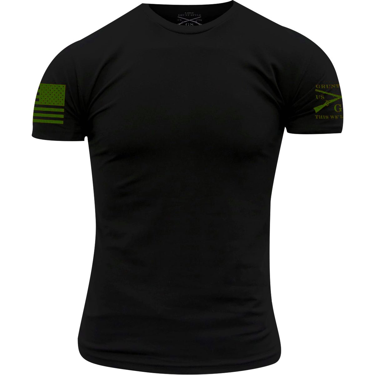Grunt Style Army - We Were First T-Shirt - Green Ink - Forza Sports