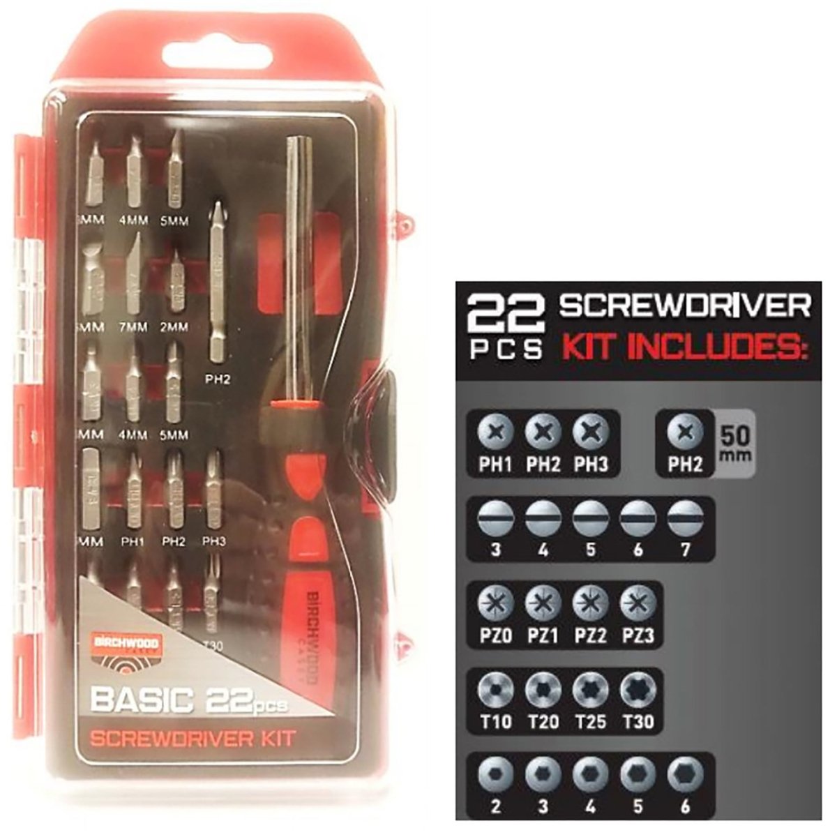 Birchwood Casey - Basic Screwdriver Kit - 22 Pc - Forza Sports