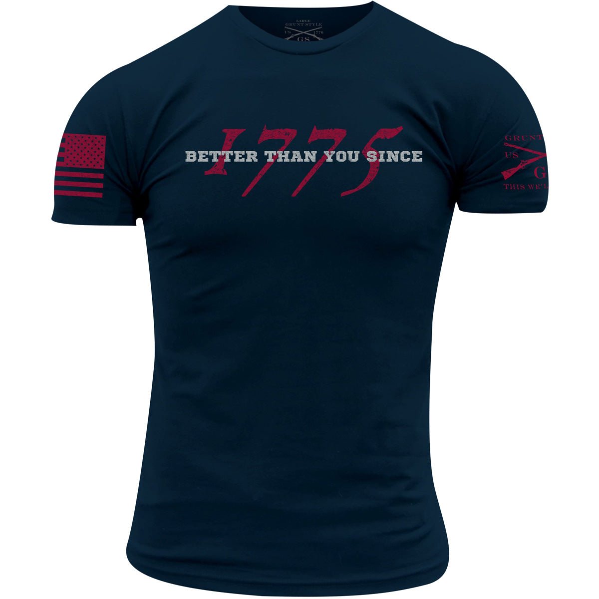 Grunt Style USMC - Better Than You Since 1775 T-Shirt - Navy - Forza Sports