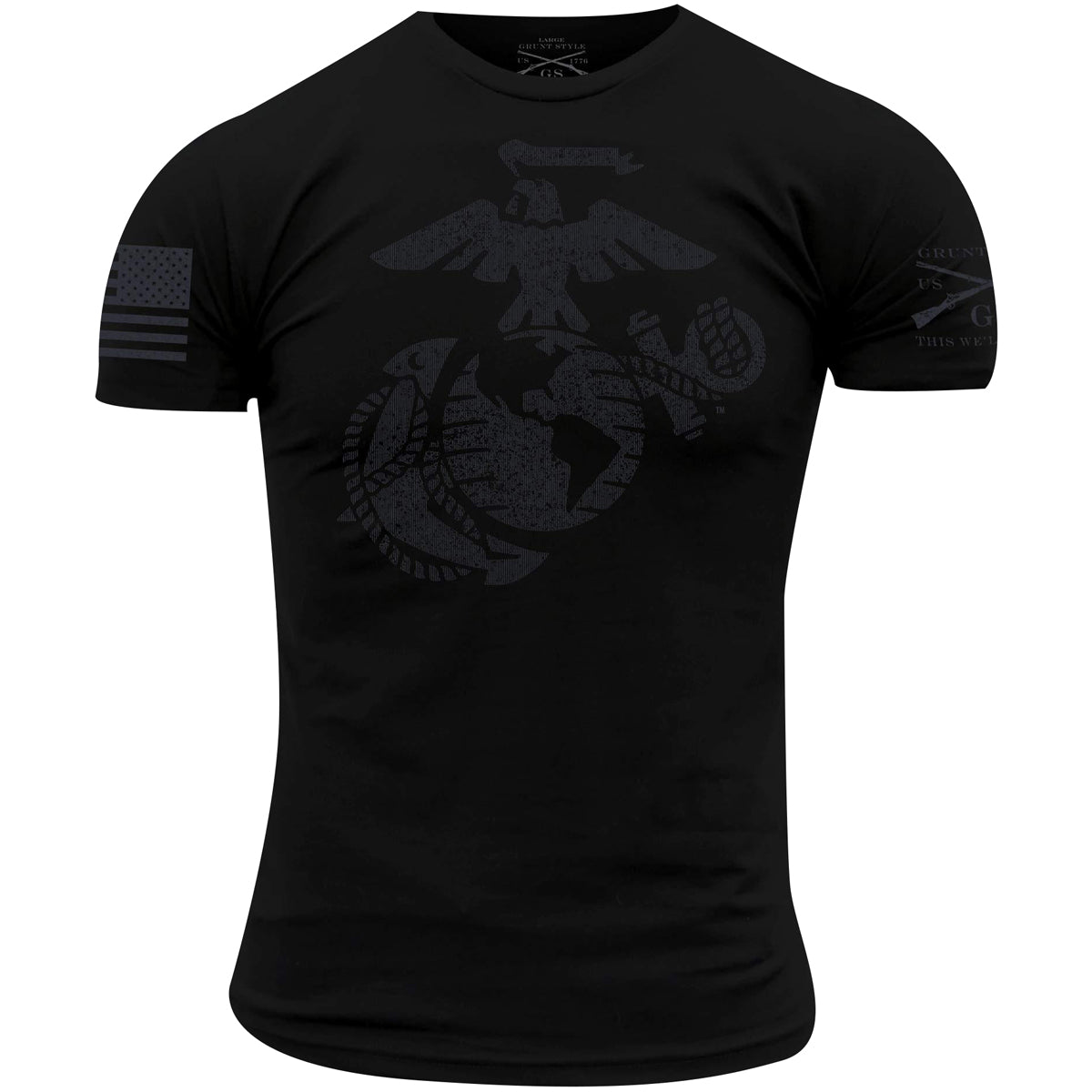 Grunt Style USMC - Phantom T-Shirt - Black - Forza Sports