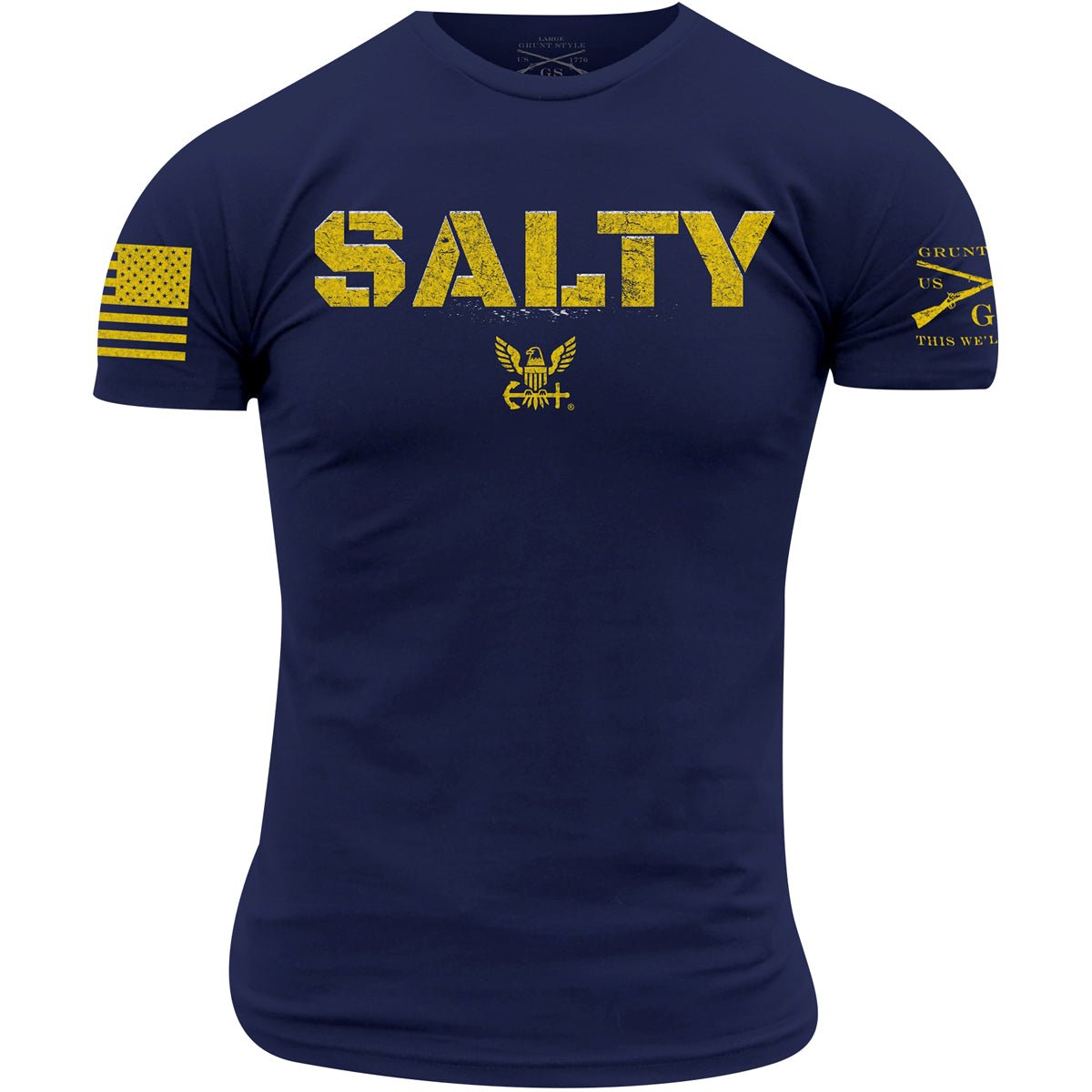 Grunt Style USN - Salty T-Shirt - Navy - Forza Sports