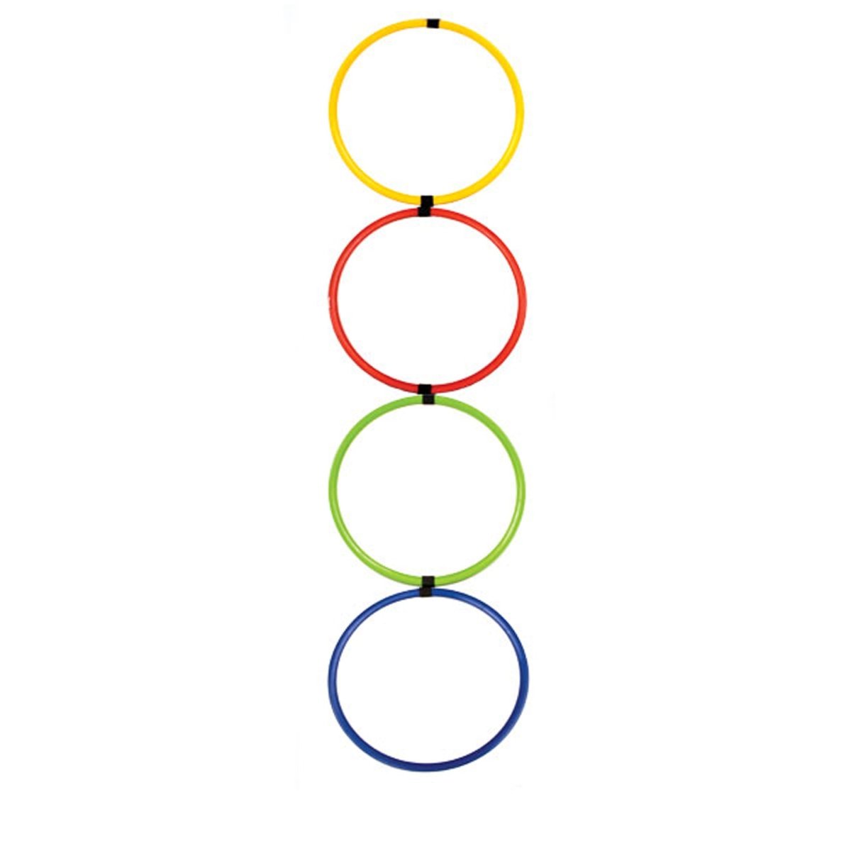 Champion Sports Hoop Agility Ladder - 18'' - Red, yellow, green and royal blue - Forza Sports