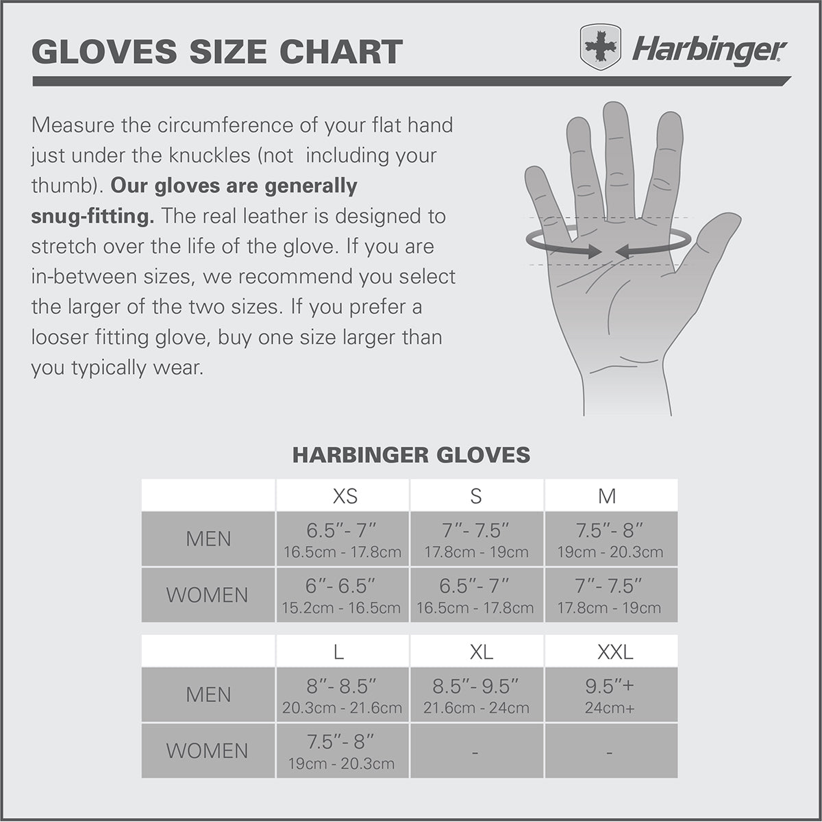 Harbinger Women's Power Weight Lifting Gloves - Periwinkle Harbinger