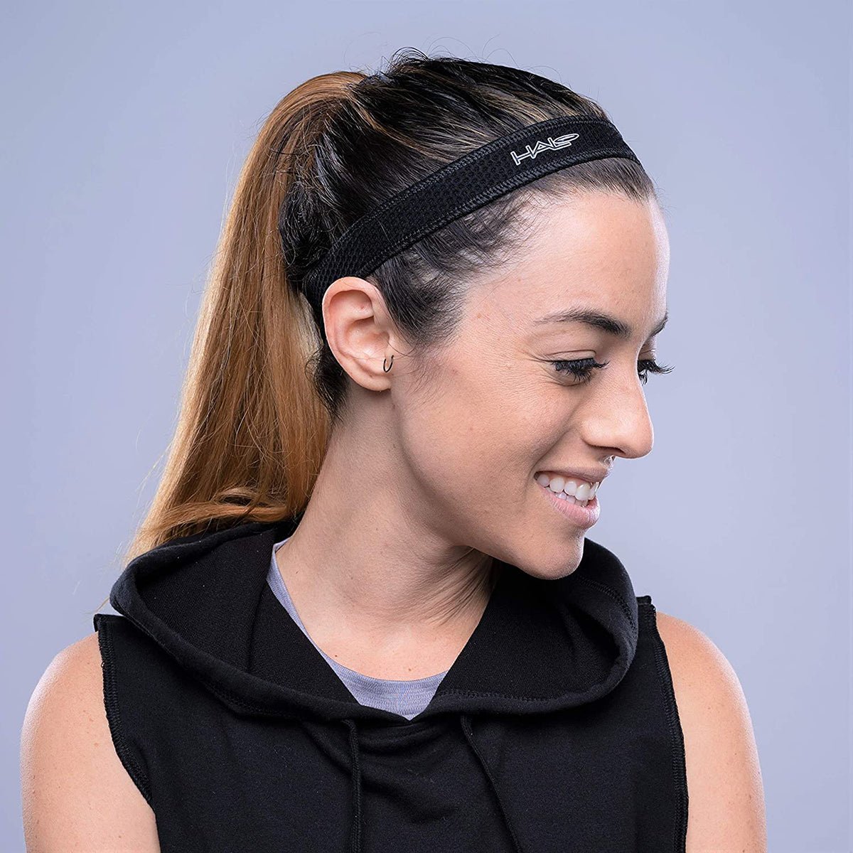 Halo Slim Pullover Sweatband - Black - Forza Sports