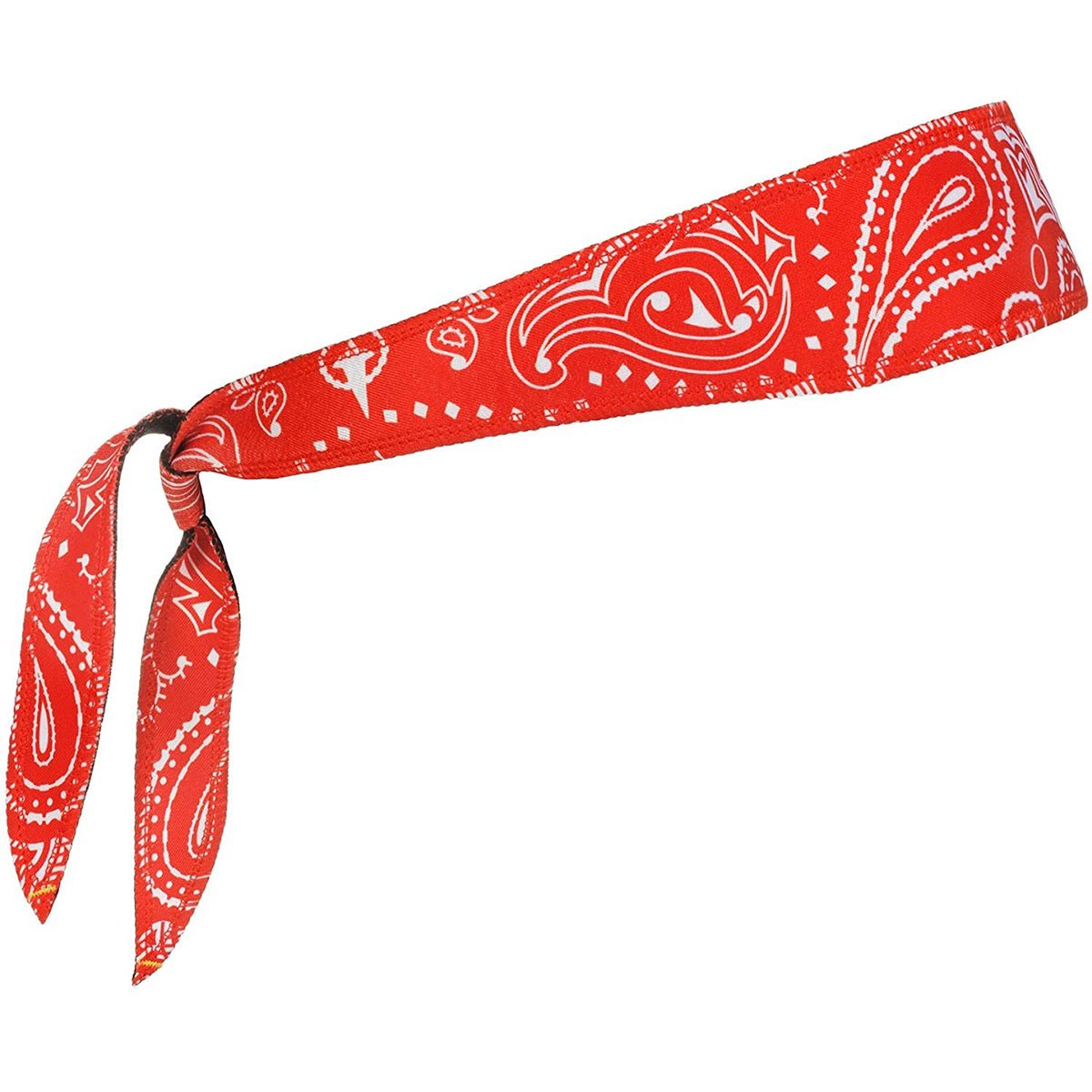 Halo Headband Sweatband Graphic Tie Version - Red Paisley - Forza Sports