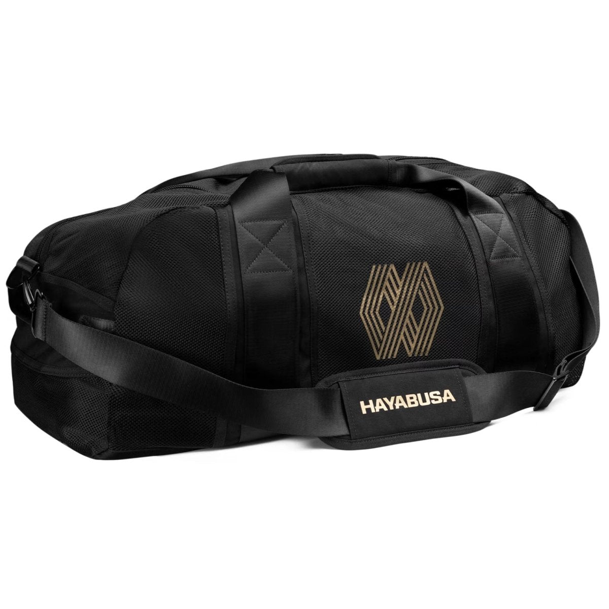 Hayabusa Mayweather Mesh Gym Bag, Black/Gold, One Size - Forza Sports