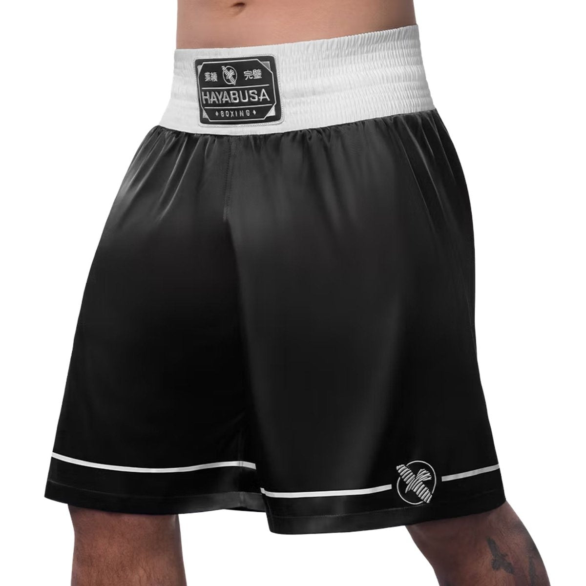 Hayabusa Pro Boxing Shorts, Black - Forza Sports