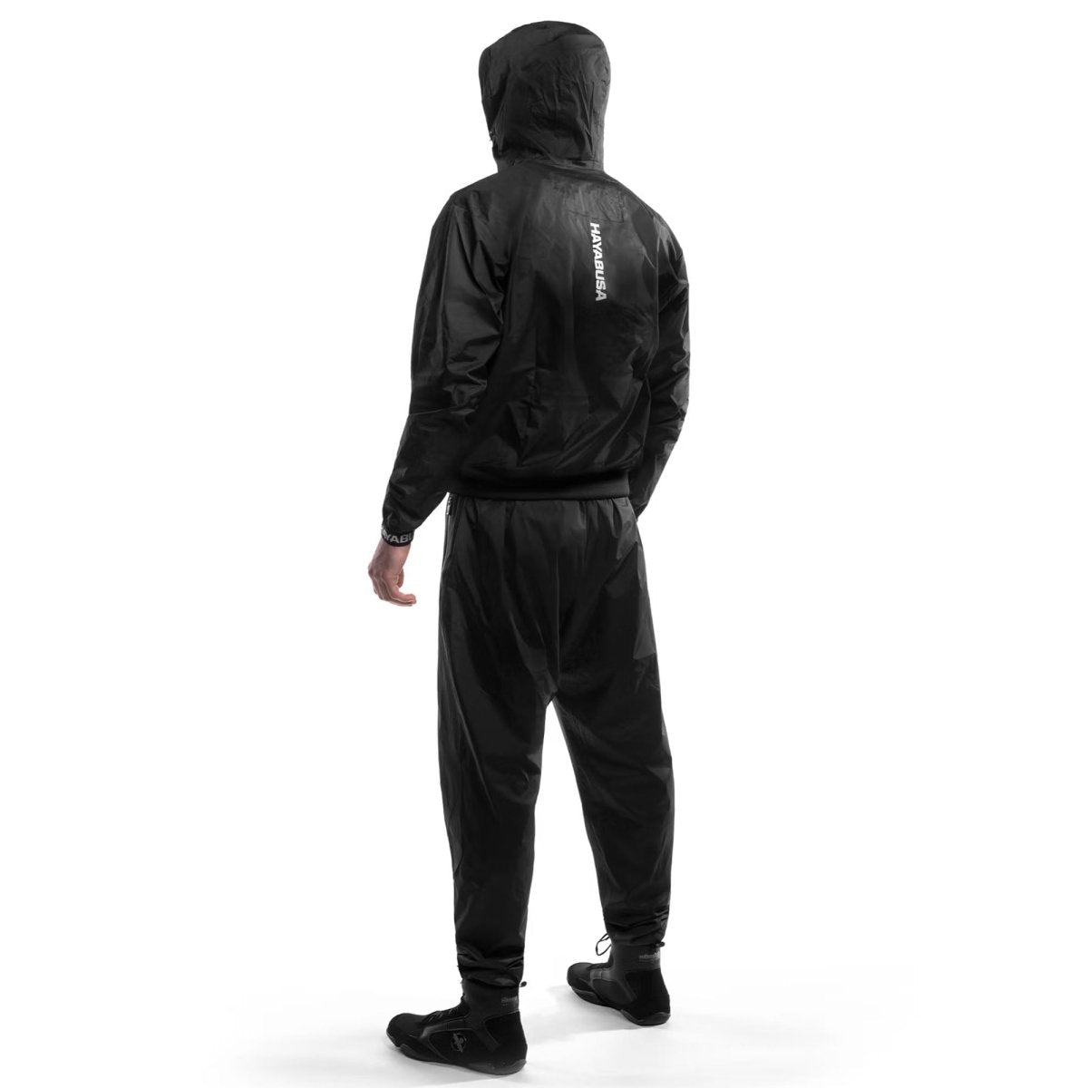 Hayabusa Pro Hooded Sauna Suit, Black - Forza Sports