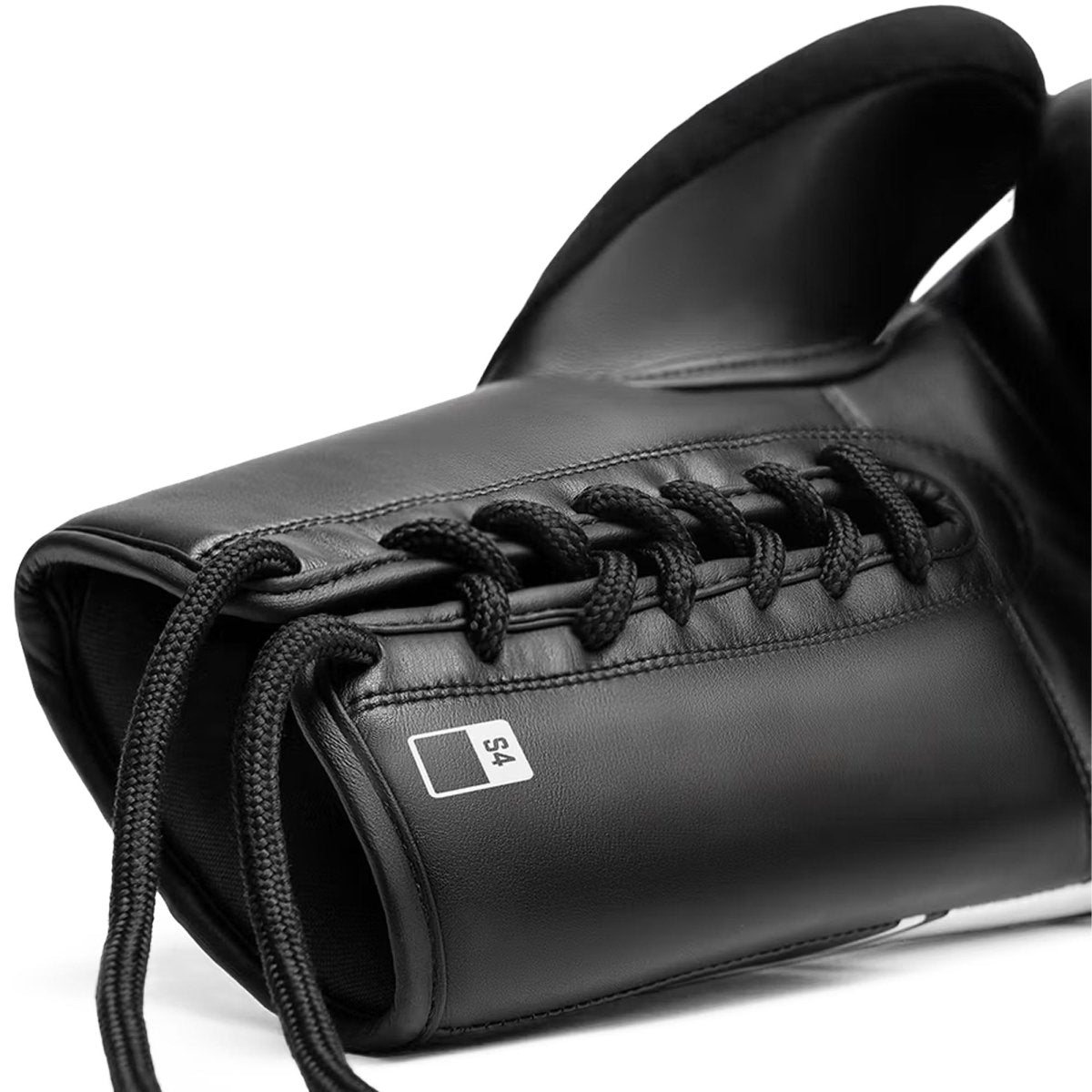 Hayabusa S4 Lace Up Boxing Gloves, Black - Forza Sports