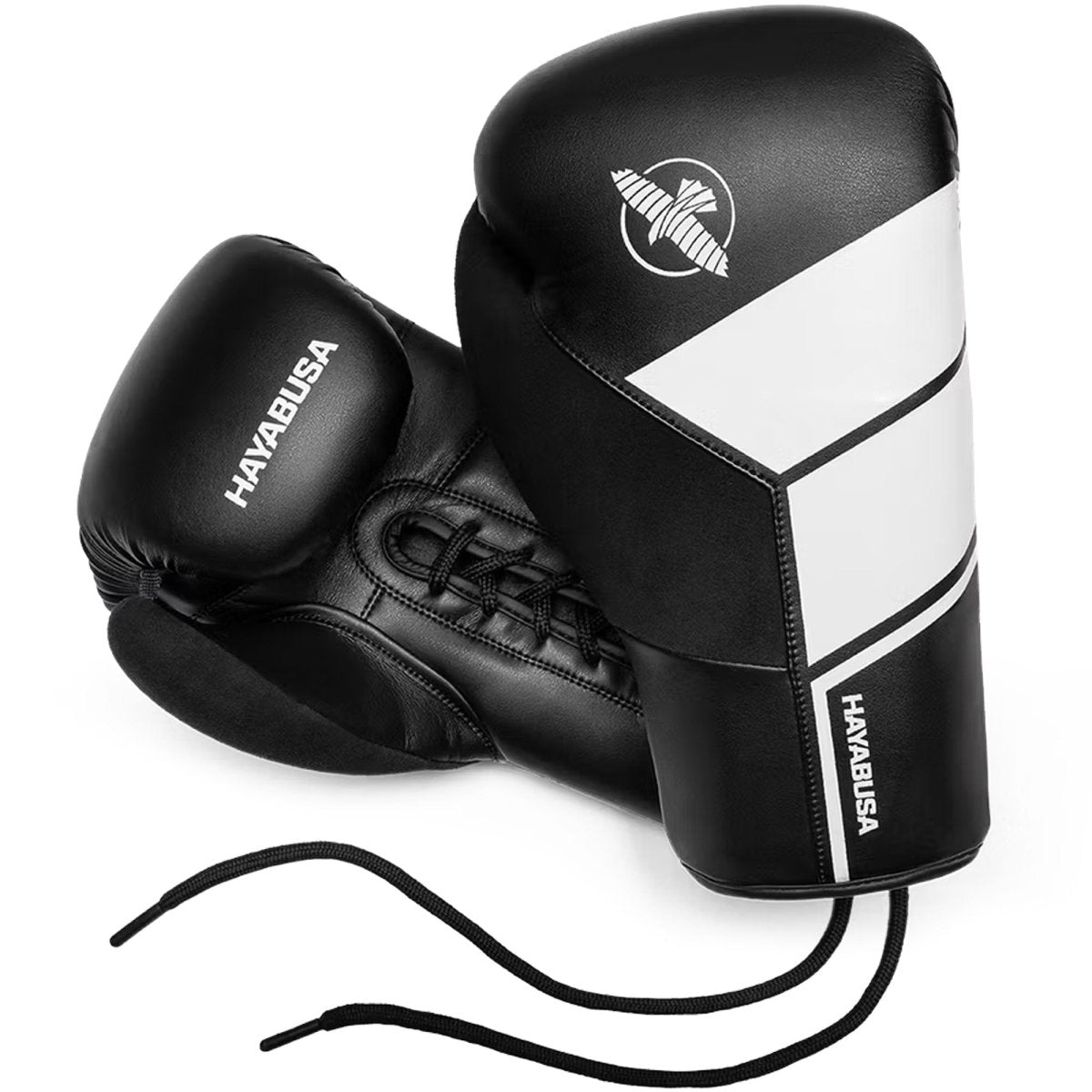 Hayabusa S4 Lace Up Boxing Gloves, Black - Forza Sports