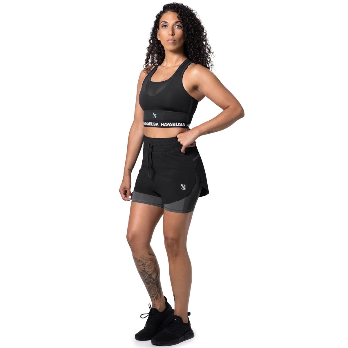 Hayabusa Women’s Mid Rise Layered Shorts - Forza Sports