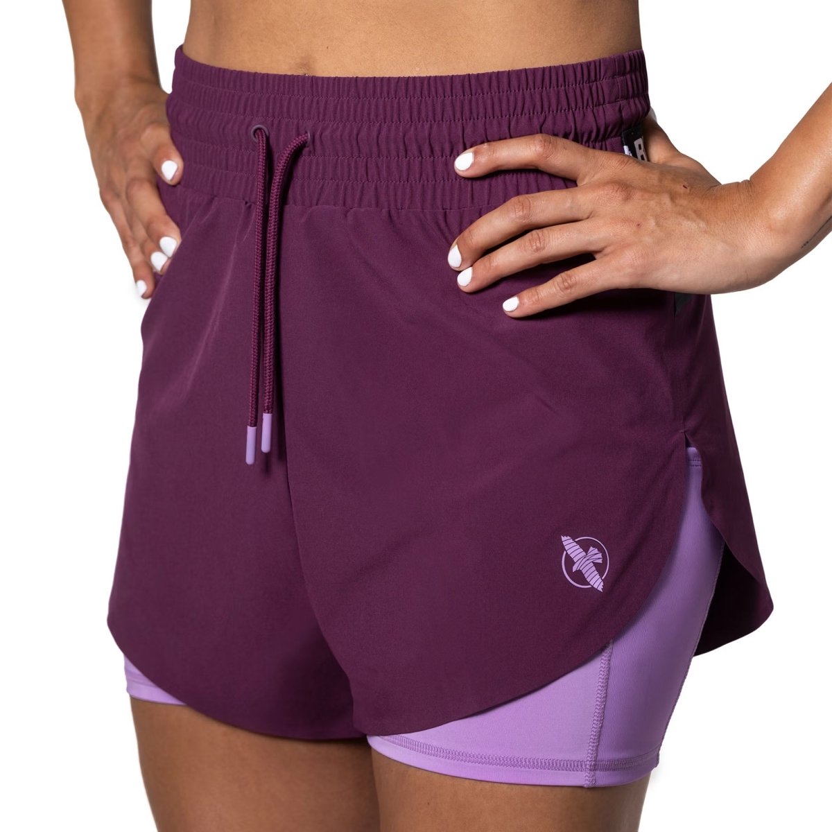 Hayabusa Women’s Mid Rise Layered Shorts - Forza Sports