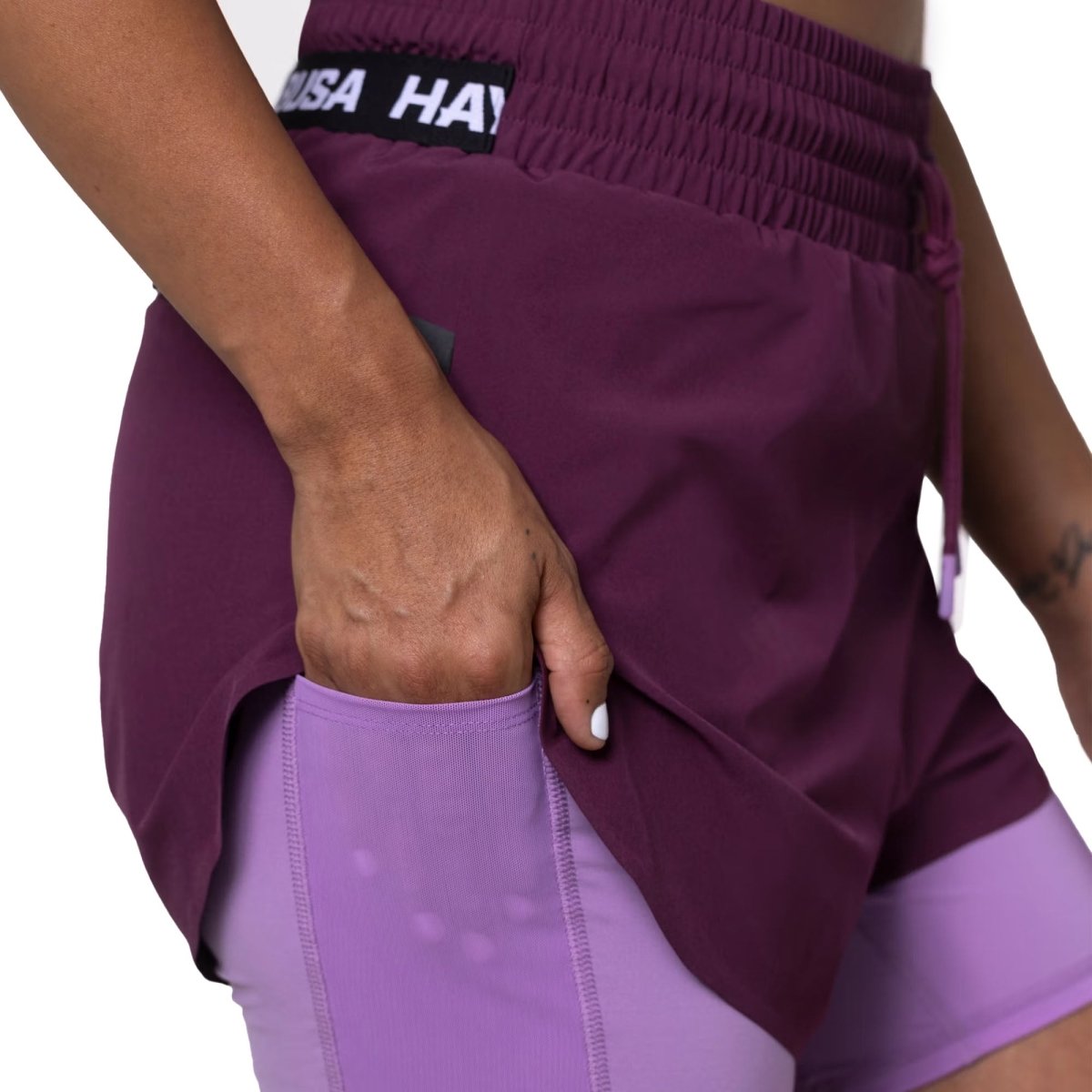 Hayabusa Women’s Mid Rise Layered Shorts - Forza Sports