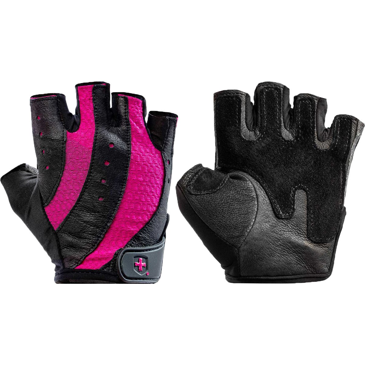 Harbinger 149 Women's Pro Weight Lifting Gloves - Black/Pink - Forza Sports