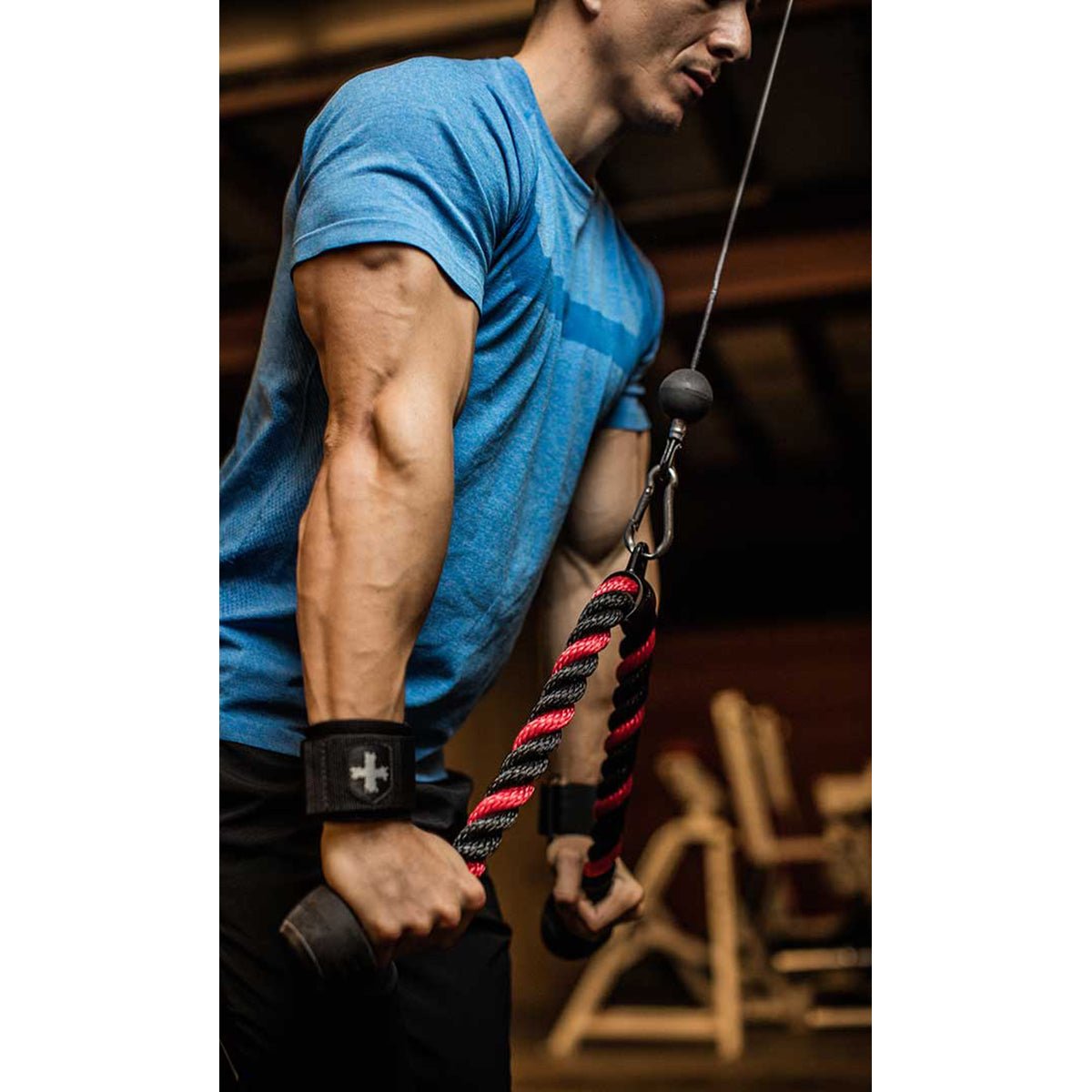 Harbinger 36 inch Tricep Rope Cable Attachment - Forza Sports