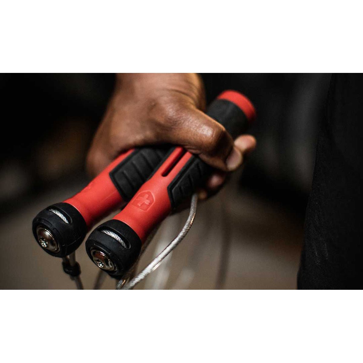 Harbinger 10" 90 Degree Handles Pro Speed Jump Rope - Red - Forza Sports