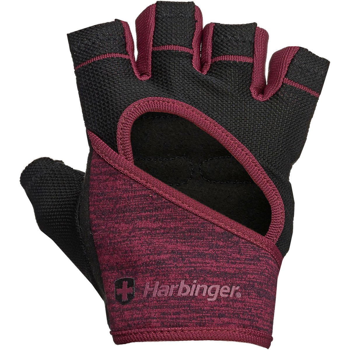 Harbinger Women's FlexFit Weight Lifting Gloves - Black/Merlot - Forza Sports