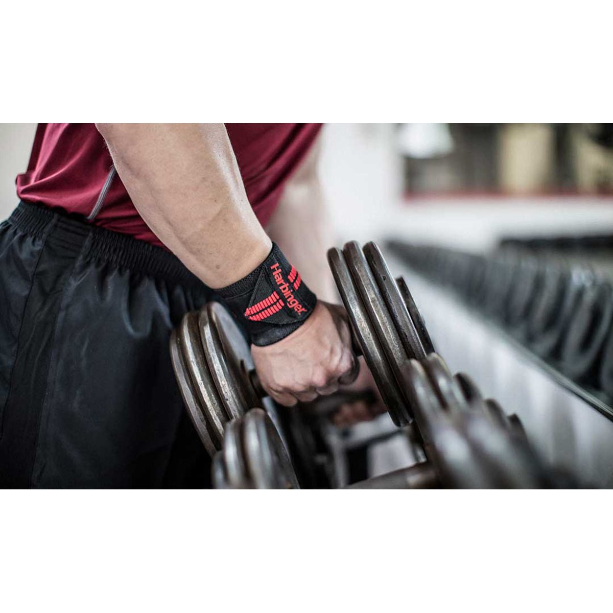 Harbinger Red Line Wrist Wraps - Forza Sports