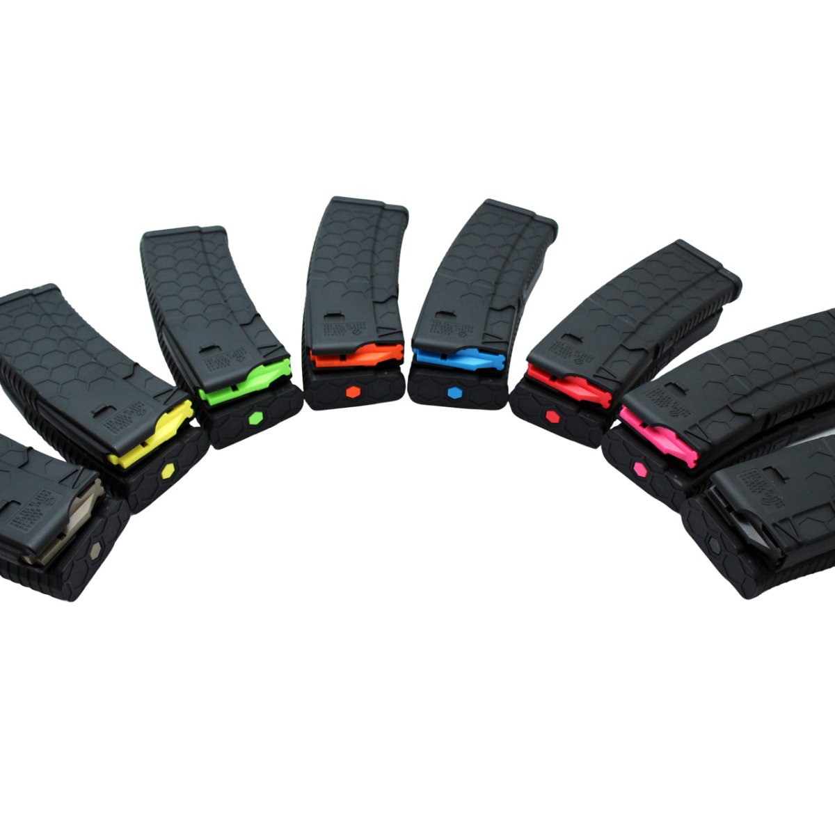 HEXMAG HEXID 4 - Pack for GLOCK, Patented Magazine Color Identification System - Forza Sports