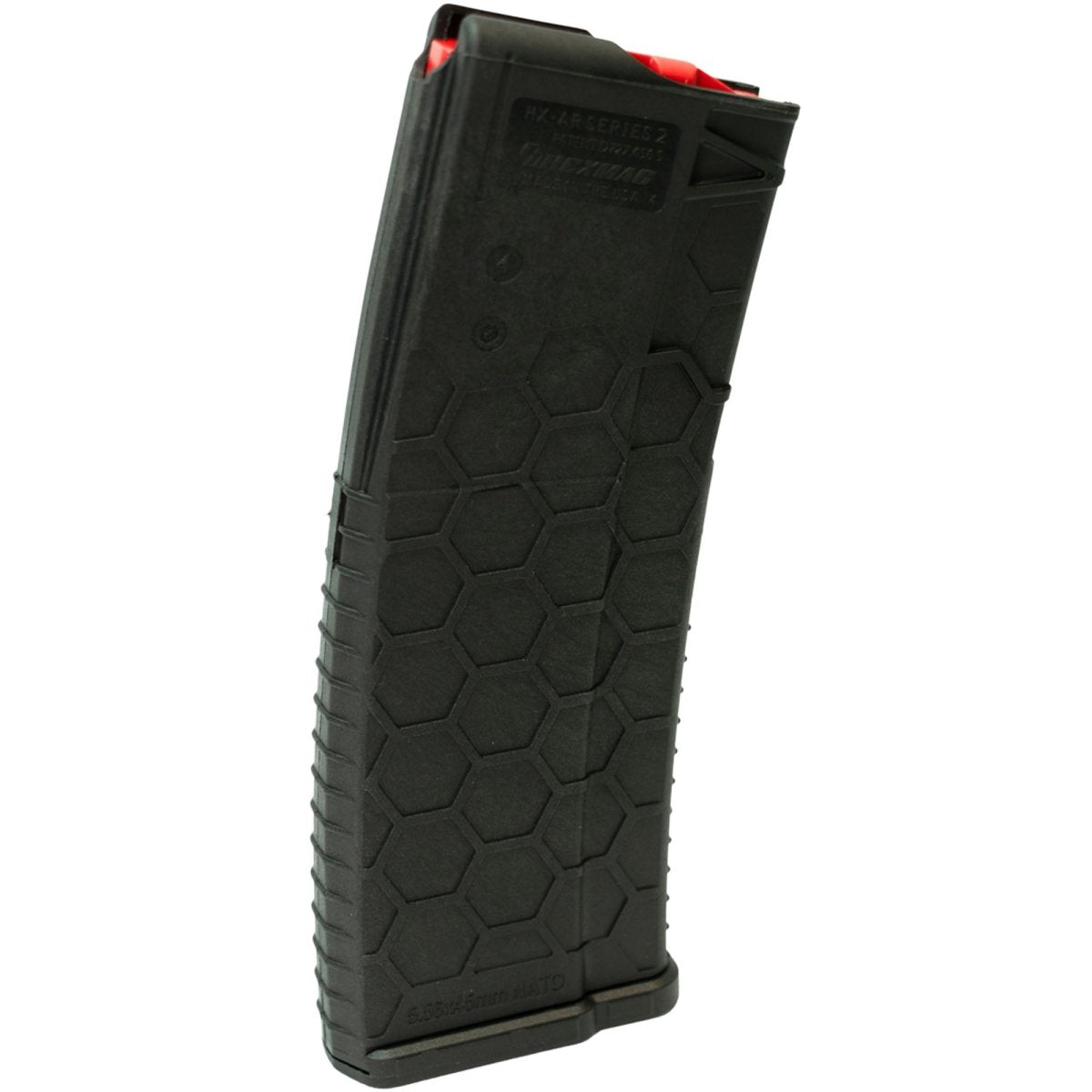 HEXMAG 10 - Round Carbon Fiber Magazine for AR - 15 - Forza Sports