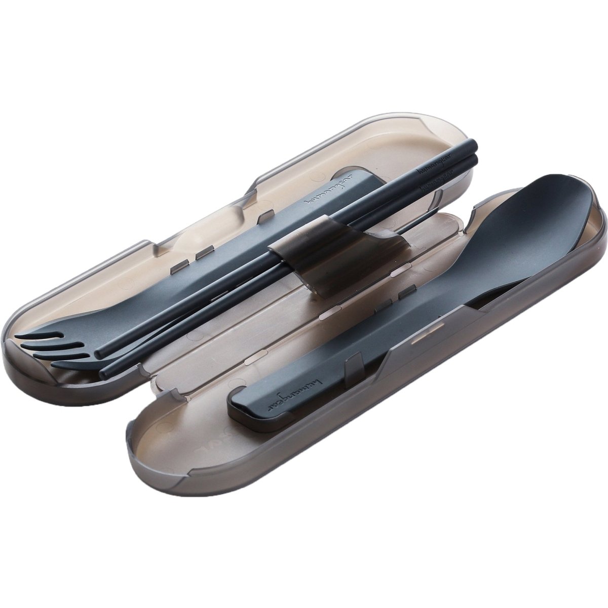 Humangear GoBites Quattro Fork, Spoon, and Chopsticks Travel Utensils - Forza Sports