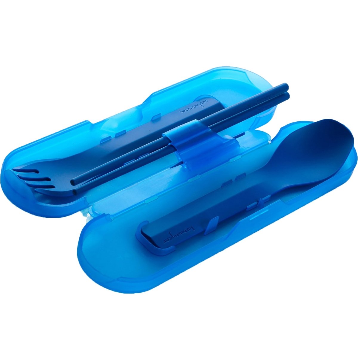 Humangear GoBites Quattro Fork, Spoon, and Chopsticks Travel Utensils - Forza Sports