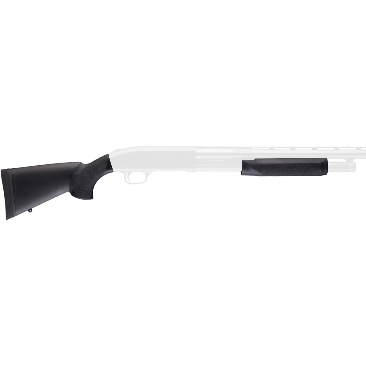 Hogue Mossberg 500 20 Gauge Overmolded Shotgun Stock Kit with Forend - Black - Forza Sports
