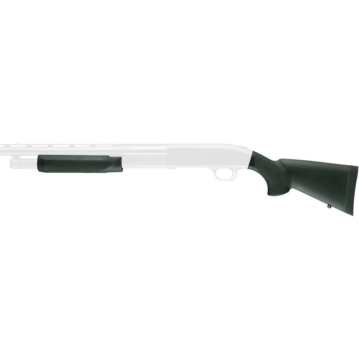 Hogue Remington 870 12 Gauge Overmolded Shotgun Stock Kit with Forend - OD Green - Forza Sports