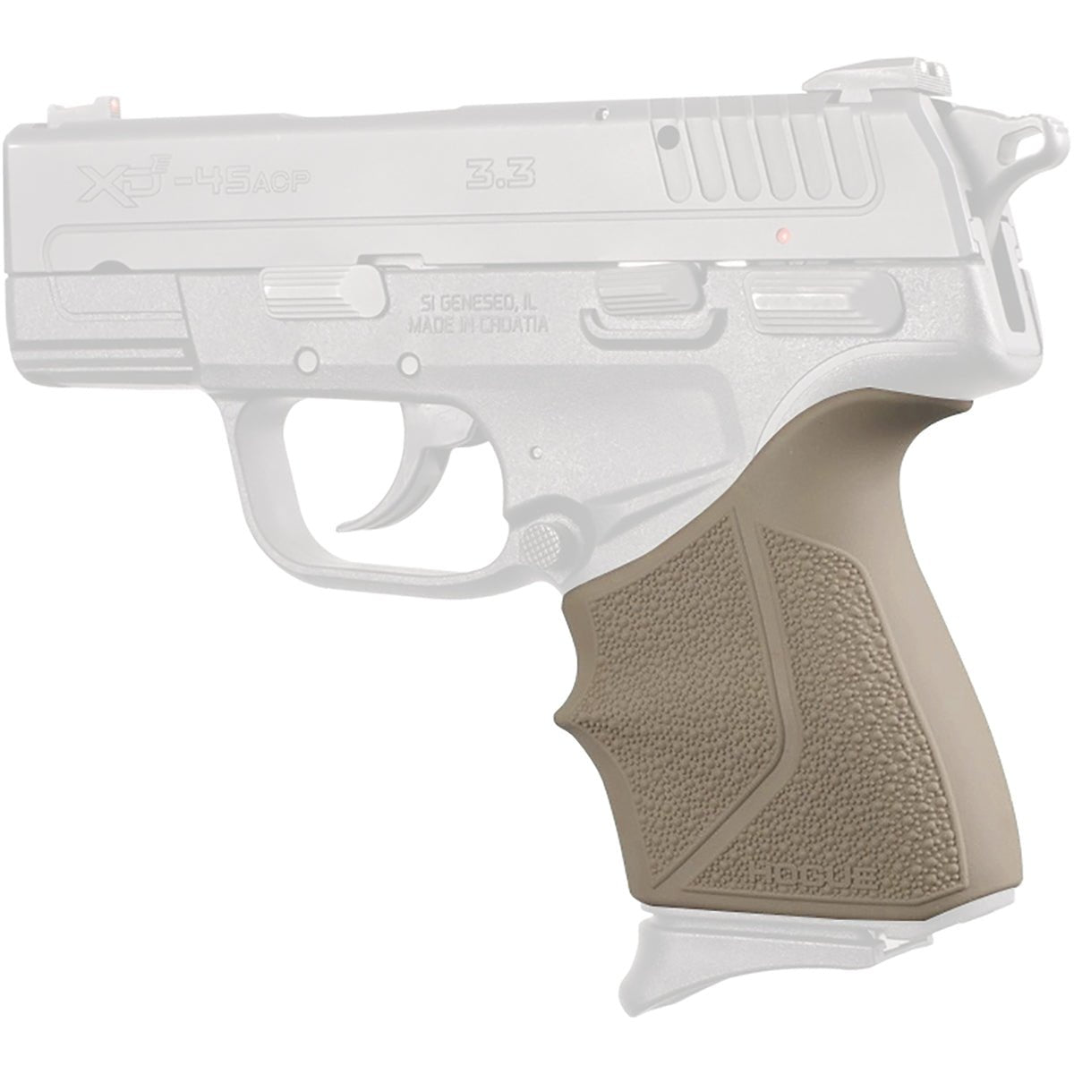 Hogue Springfield Armory XD - E 9mm/.45 ACP HandALL Beavertail Grip Sleeve - Forza Sports