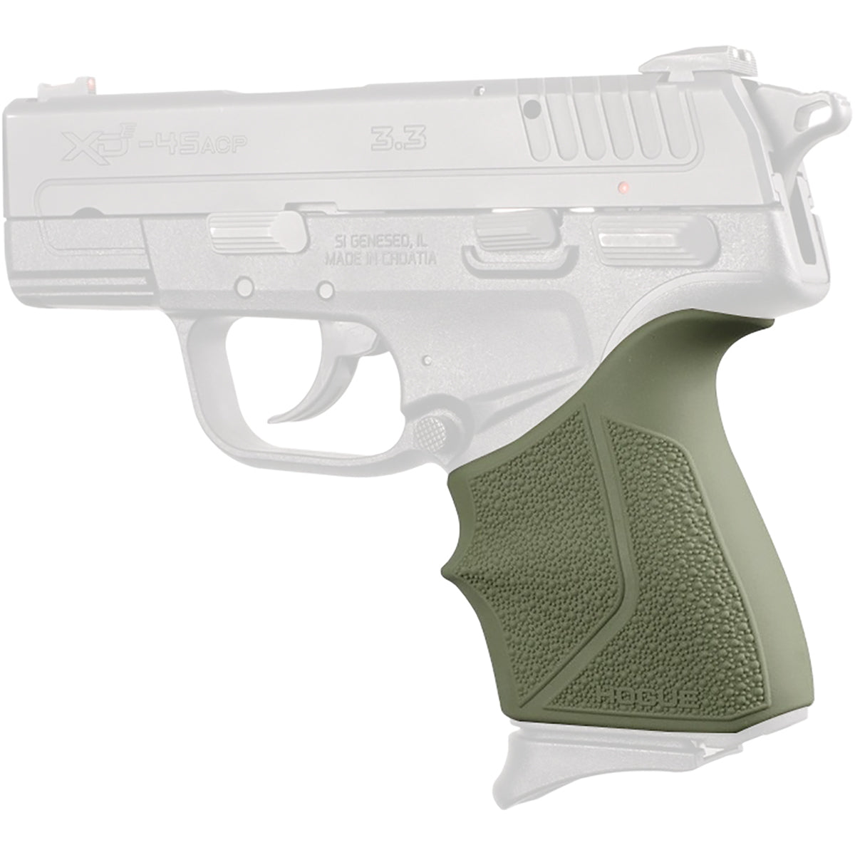 Hogue Springfield Armory XD - E 9mm/.45 ACP HandALL Beavertail Grip Sleeve - Forza Sports