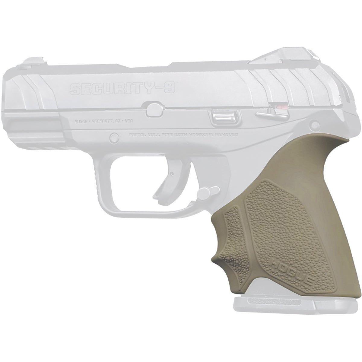 Hogue Ruger Security - 9 Compact HandALL Beavertail Grip Sleeve - Forza Sports